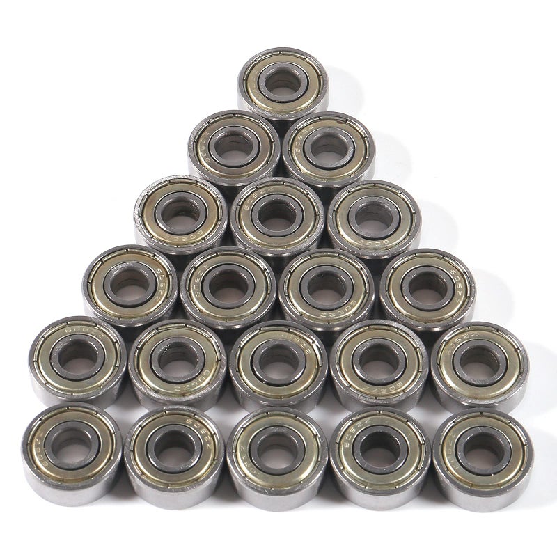 MELIFE 20 Pcs 606ZZ Ball Bearing, MELIFE Double Shielded 606-2Z 80016 6mm x 17mm x 6mm Dual Sided Deep Groove High Carbon Steel Z1 Bearings - Image 2